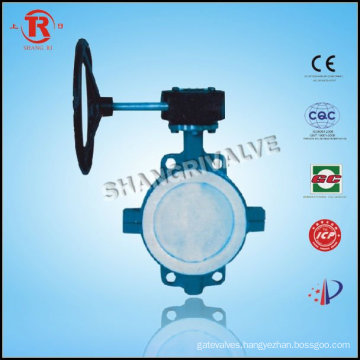 Worm Gear Wafer Butterfly Valve